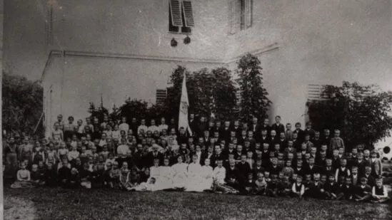 Prešernova proslava v Mozirju iz leta 1913