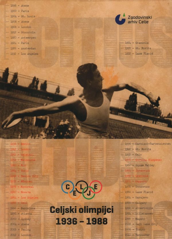 Celjski olimpijci : 1936-1988